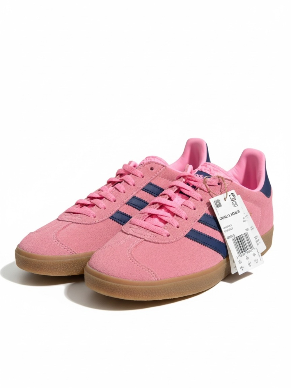 Adidas Gazelle Bold Pink Navy Suede Platform Sneakers US 6 NWT
